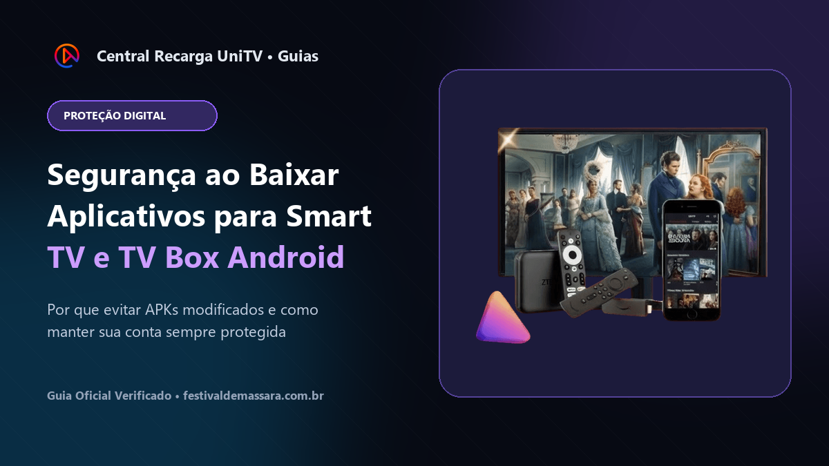 Cuidados de segurança ao baixar aplicativos para TV